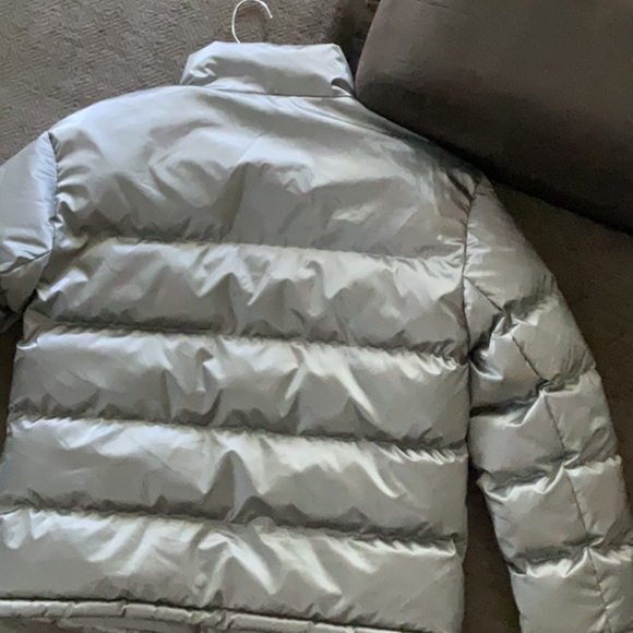 Express Metallic Puffer Coat - Picture 3 of 6